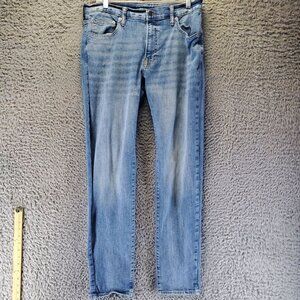 Arizona Jeans Mens Size 34x32 Blue Skinny Stretch Denim
